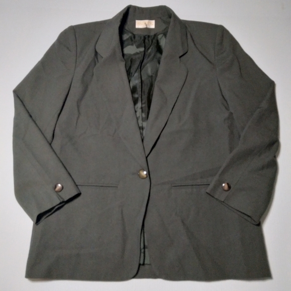 Vintage Rare Olive Pendleton Blazer Sz XL Made in USA - Picture 1 of 10